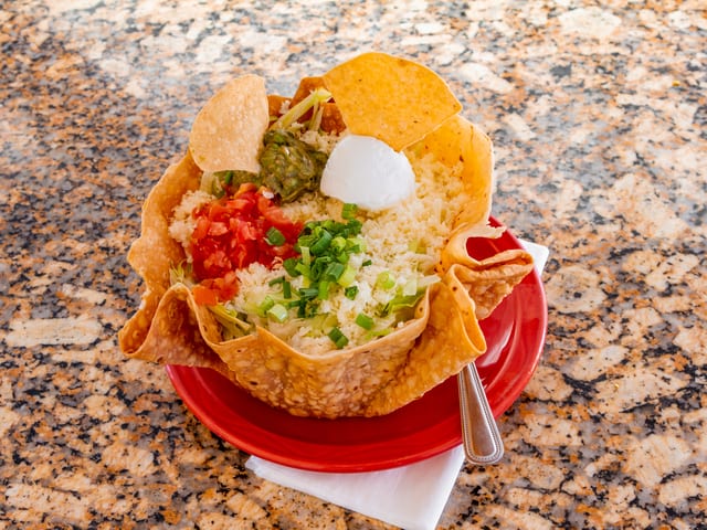 Ground Beef Taco Salad.